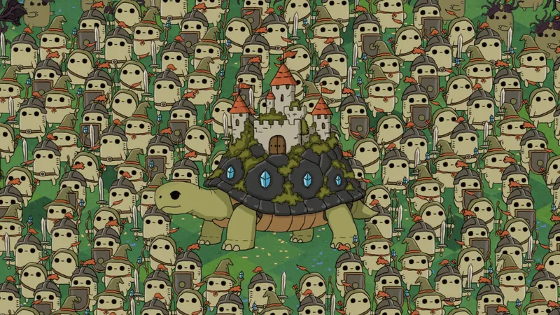 The Turtle Castle — игра участника Практикум RAID 2
